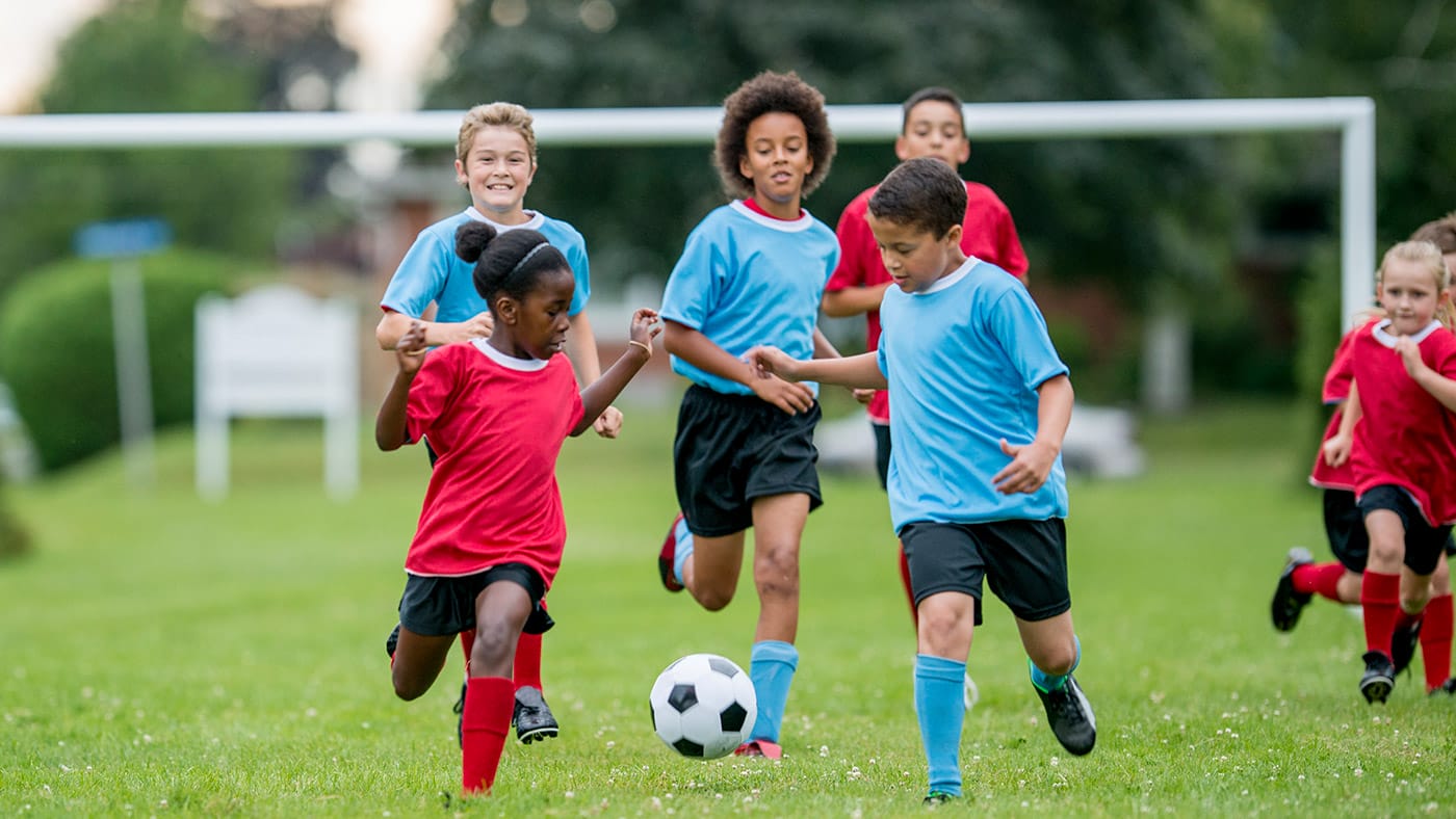 Kids playing sports